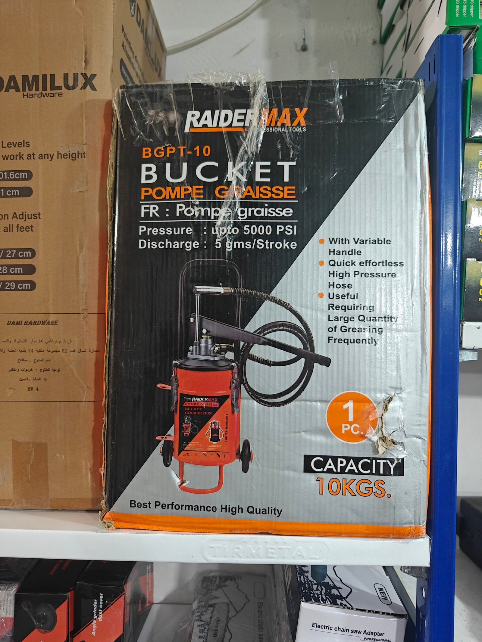 Pompe a graisse 10Kg RAIDER MAX