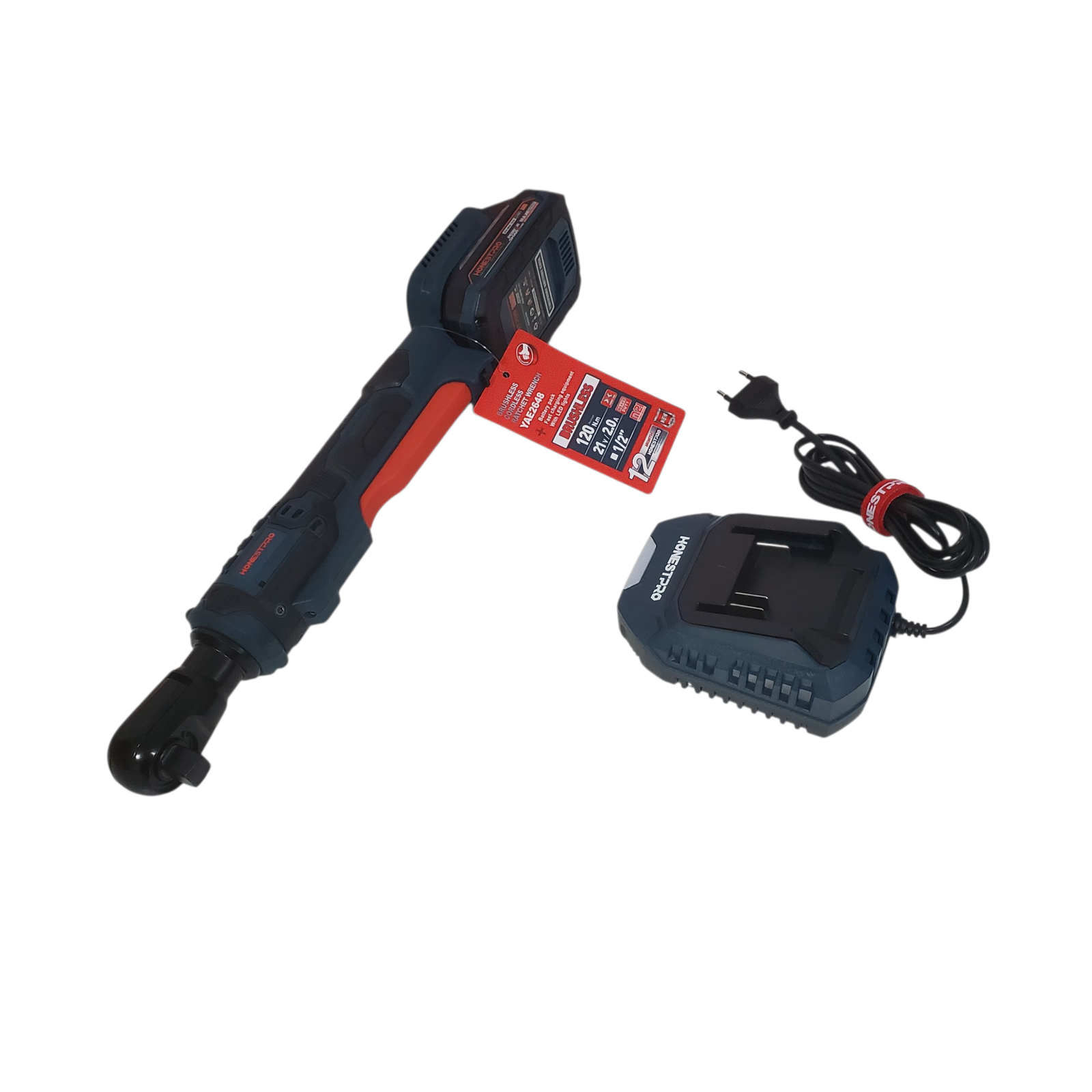 clé à cliquet 1/2 sans-fil (à batterie 21v 2ah ) HONESTPRO
