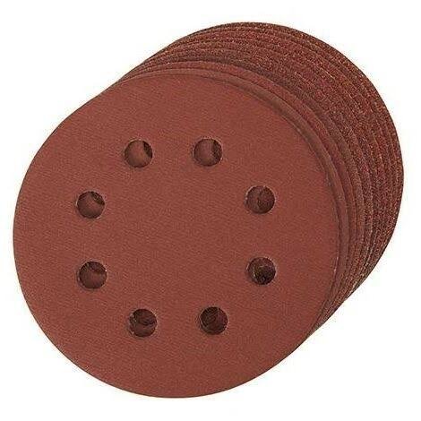 10Pcs Papier Abrasif 215mm de Ponceuse - 180g