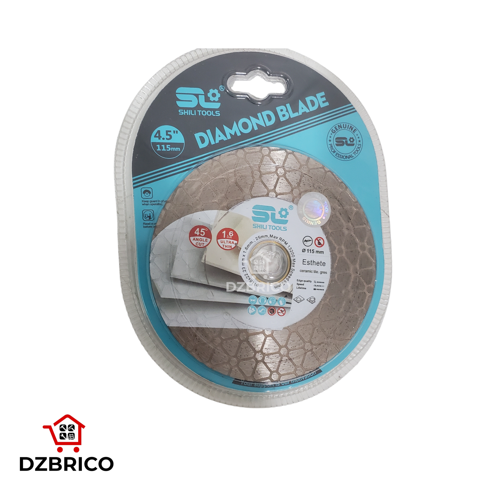 Disque diamant de coupe 115mm Triangle Double face meule lame de scie SL