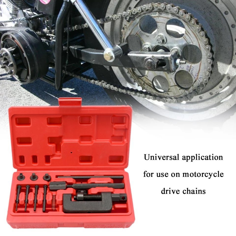 ensemble d'outils de rivetage universel pour moto, disjoncteur de chaîne de vélo SFT