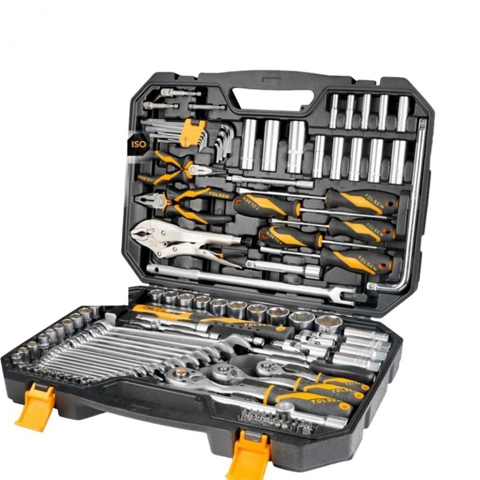 Caisse A Outils Industriel 137 Pièces TOLSEN