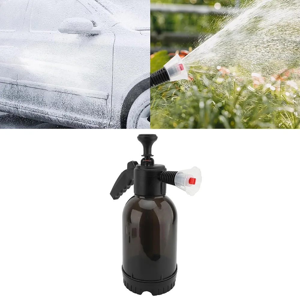 Pulvérisateur de mousse manuel 2L pour voiture maison jardin de Construction robuste polyvalente