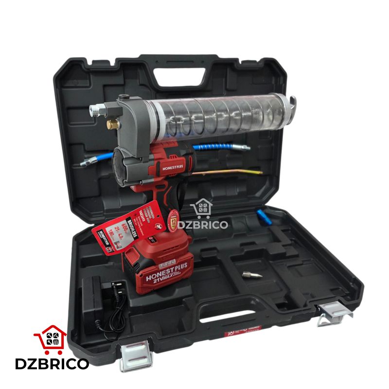 Pompr a graisse a batterie 21v 4.0ah HONESTPLUS