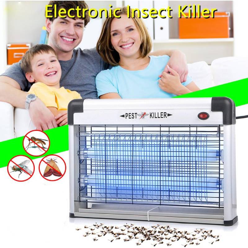 Appareil Anti-Moustique LED À Électrocution 40Cm 24W
