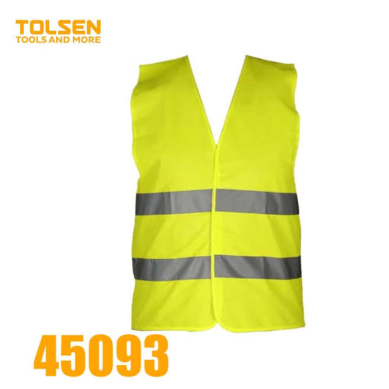 Gilet de sécurité jaune XL 45093 TOLSEN