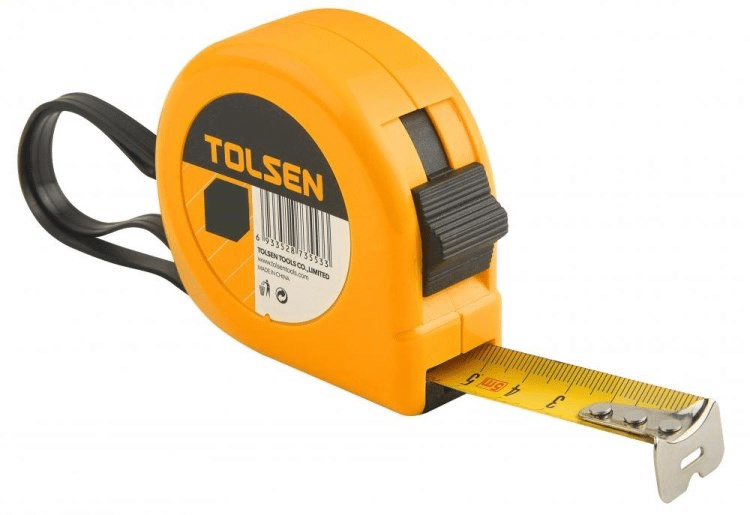 Metre a ruban jaune 5m TOLSEN