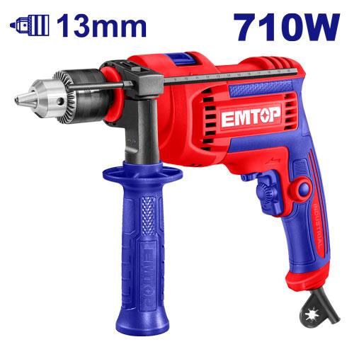 Perceuse à Percussion 710W Vitesse Variable EMDL0716 EMTOP
