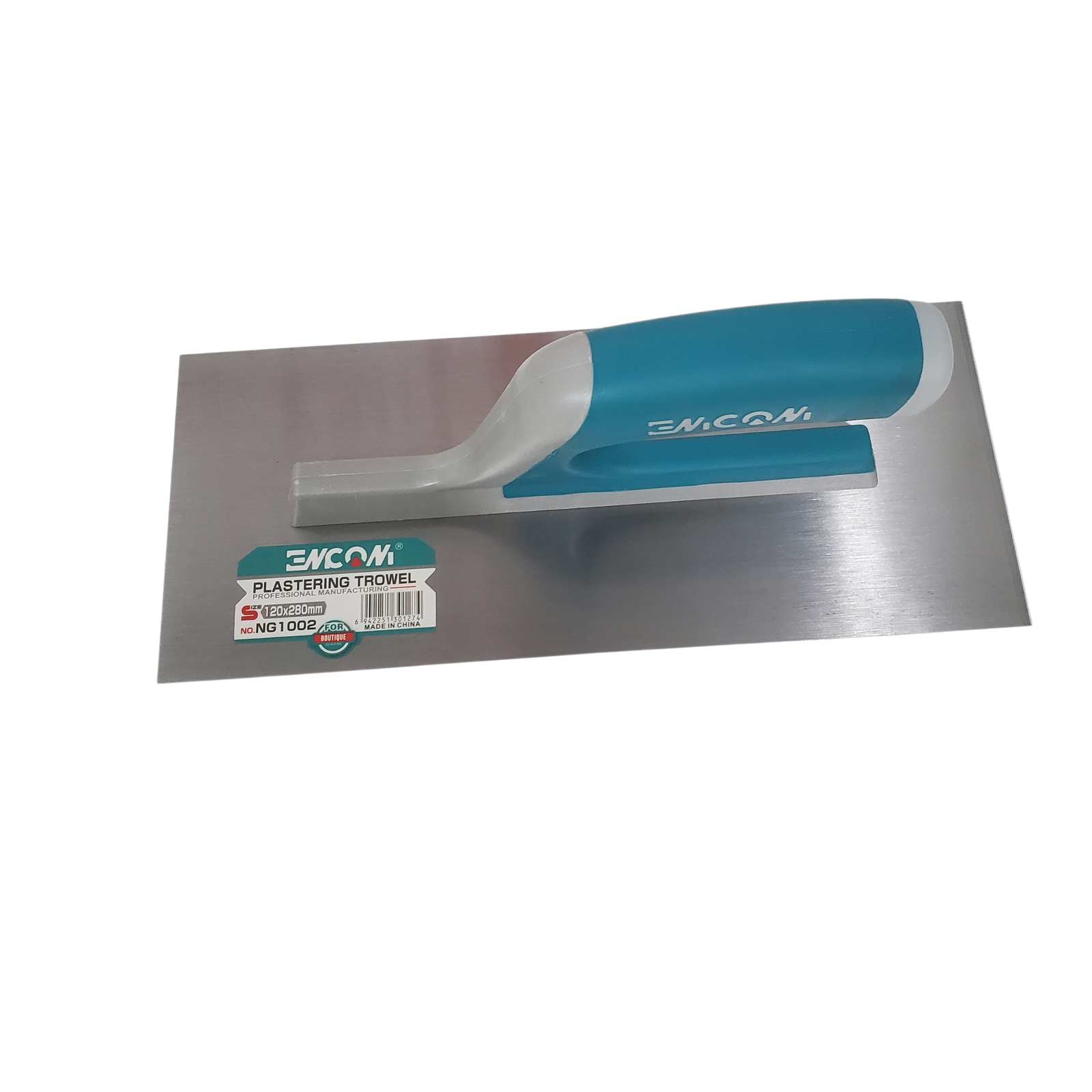 Plâtrier professionnel en acier inoxydable 120×280mm EMCOM