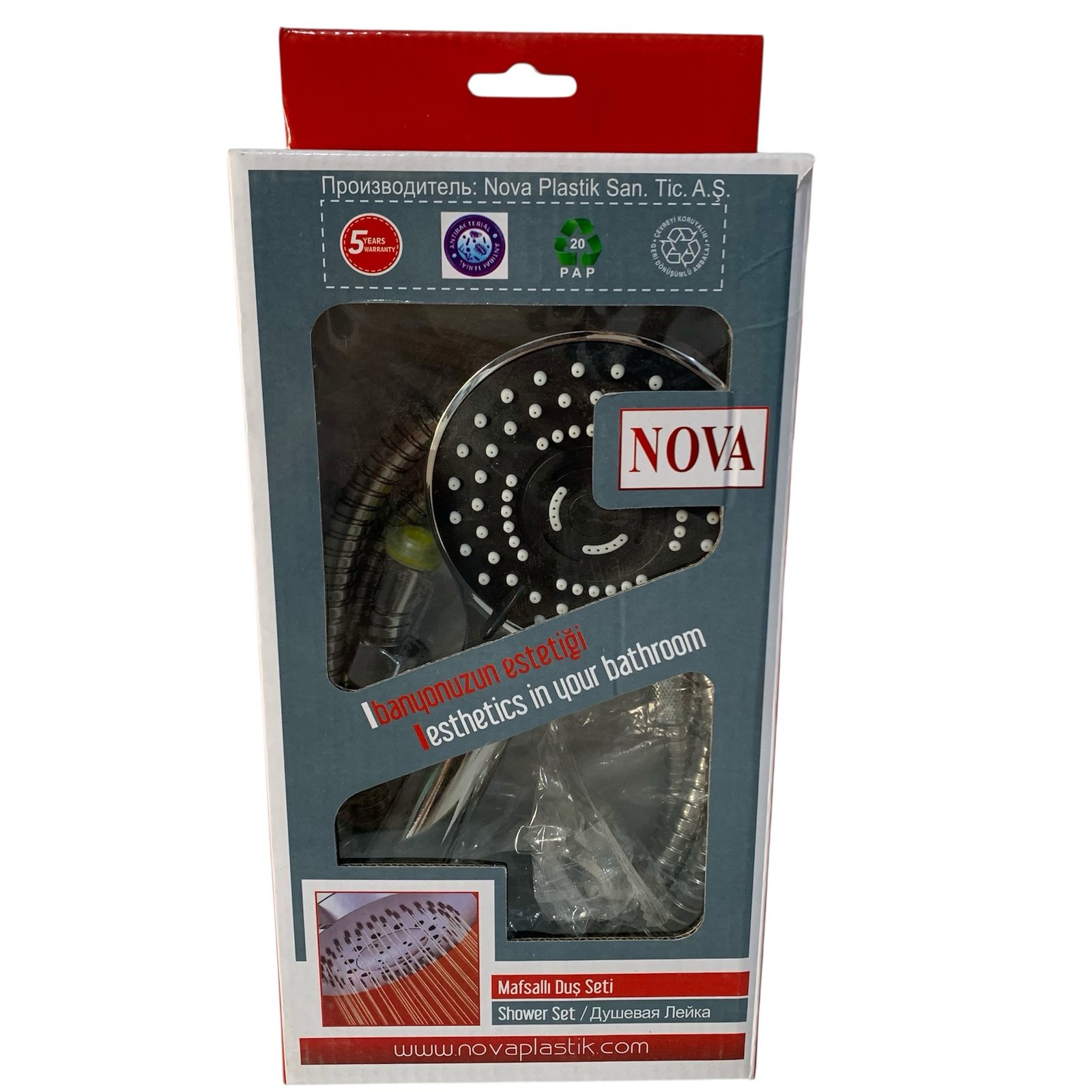 Douchette de douche avec flexible NOVA