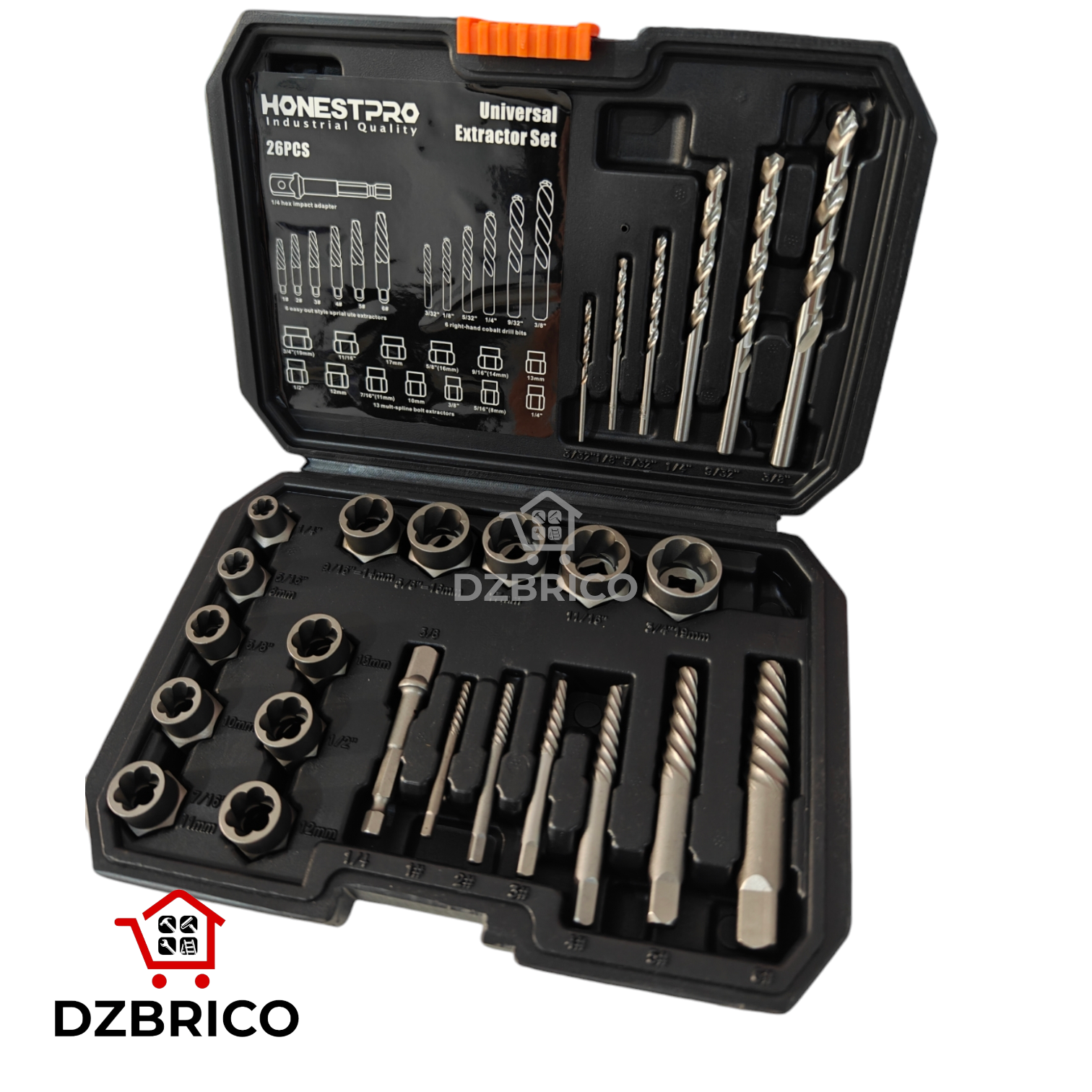 Kit Extracteur boulon 26 pièces HONESTPRO