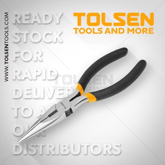 Pince A Bec LongDiagonale 200mm 8" TOLSEN