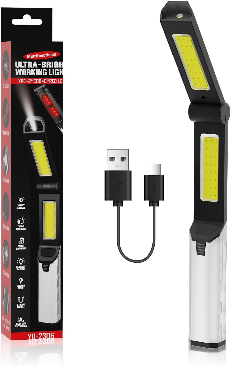 Lampe baladeuse de travail et camping YD-2306