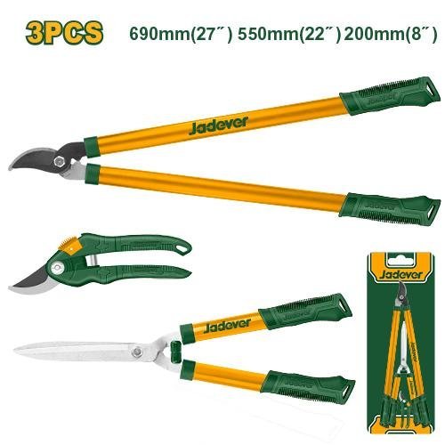 kit  Sécateur  Jardin  3 Pièces Jadever
