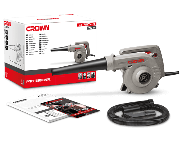 Souffleur aspirateur 710W CROWN
