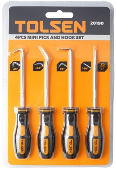 Kit crochet et arrache Joint 4Pcs TOLSEN
