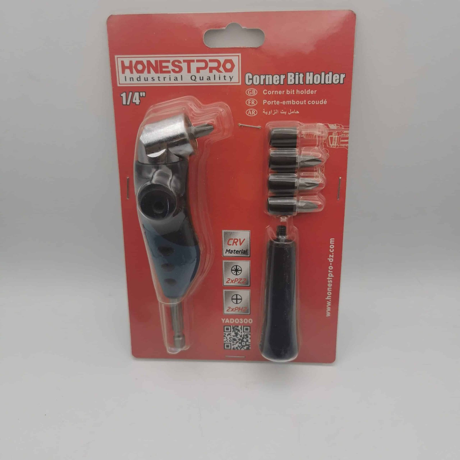 Mandrin de coin 90° réglable avec embouts HONESTPRO