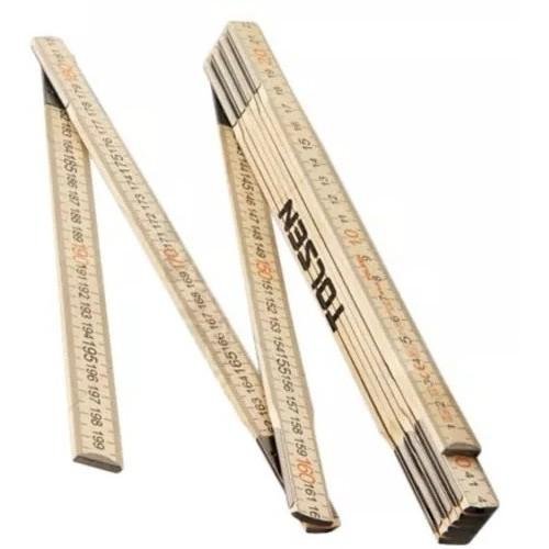Régle Pliable En Bois 2M TOLSEN