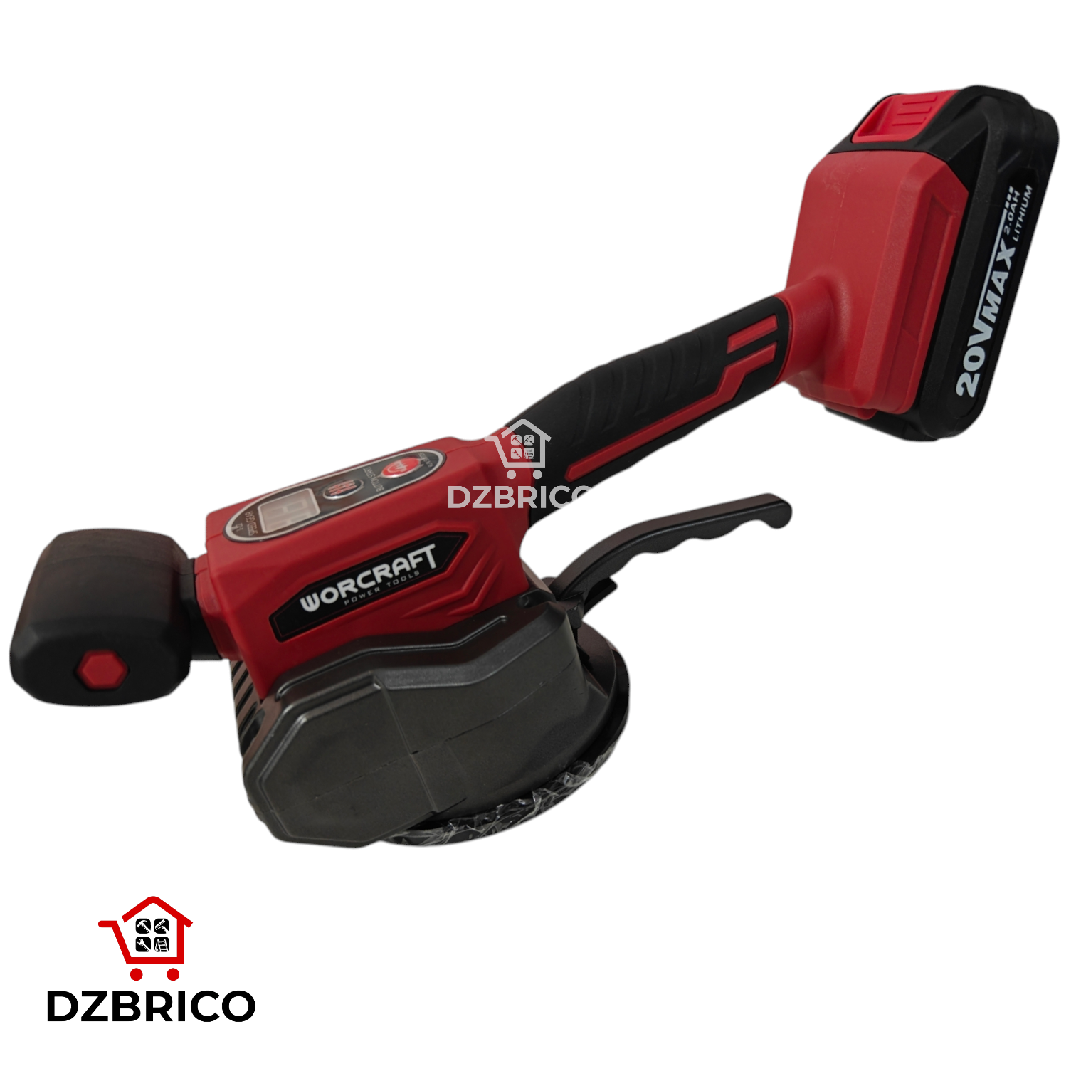 Ventouse Carreaux Vibrante a batterie 20V WORCRAFT