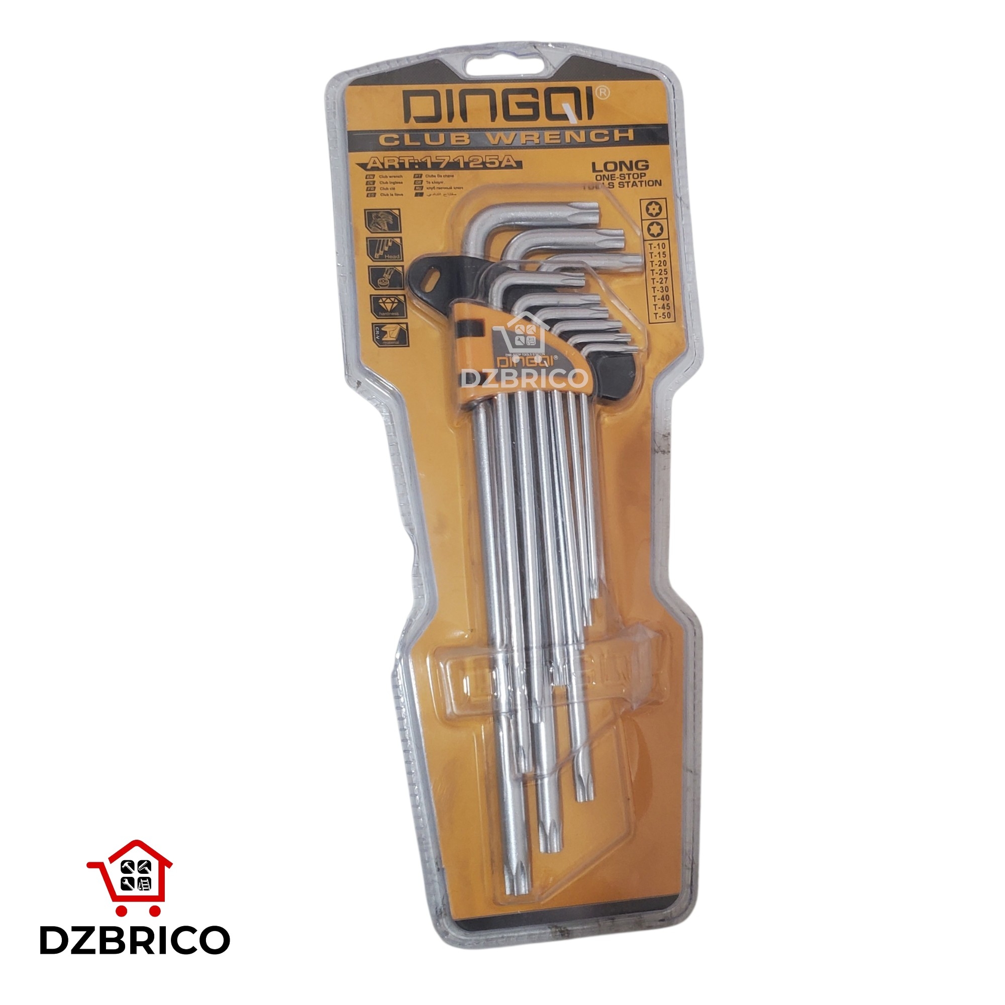 Kit de 9 clés dents de souris langue DINGQI