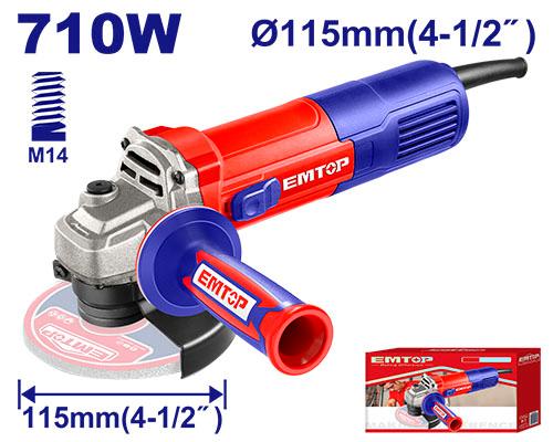 Meuleuse d’Angle 710W 115Mm  Emtop