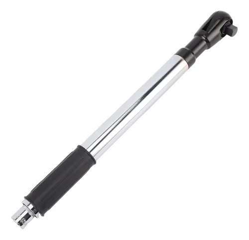 Rallonge à cliquet déportée  1/2" en acier CRV , poignée en silicone ,43cm de longueur SFT