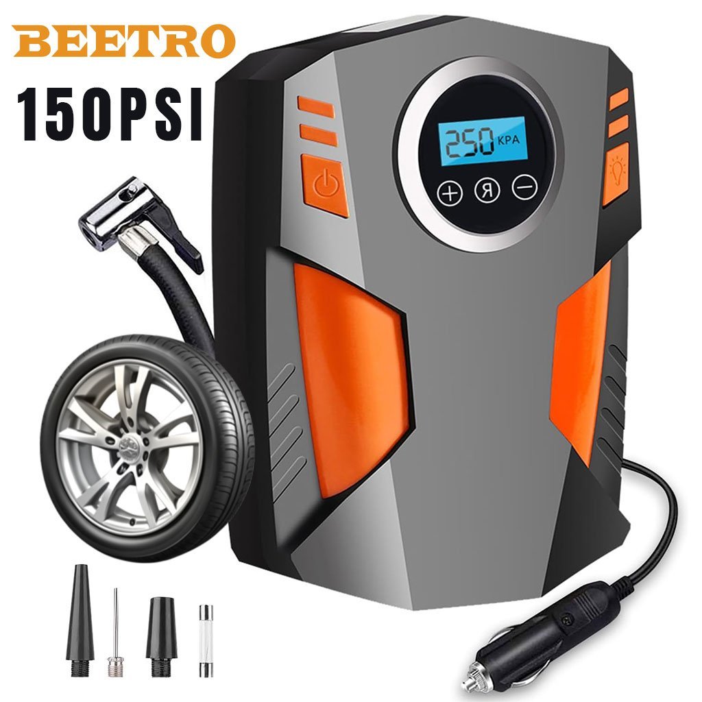 Mini compresseur de voiture avec lampe 12v allume-cigare  BEETRO