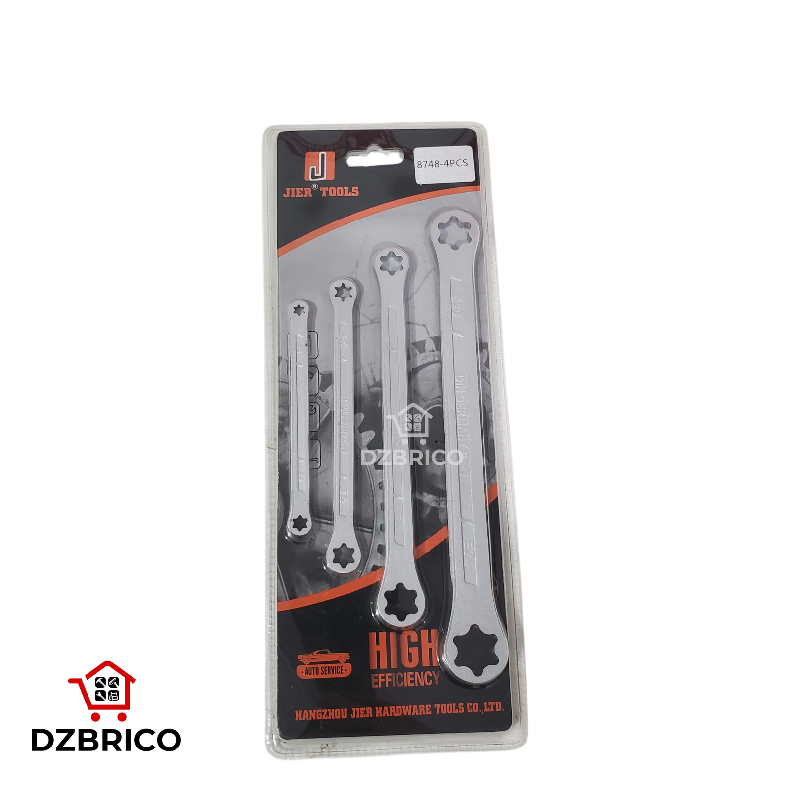 Jeu de clés en étoile, Torx, E6-E24