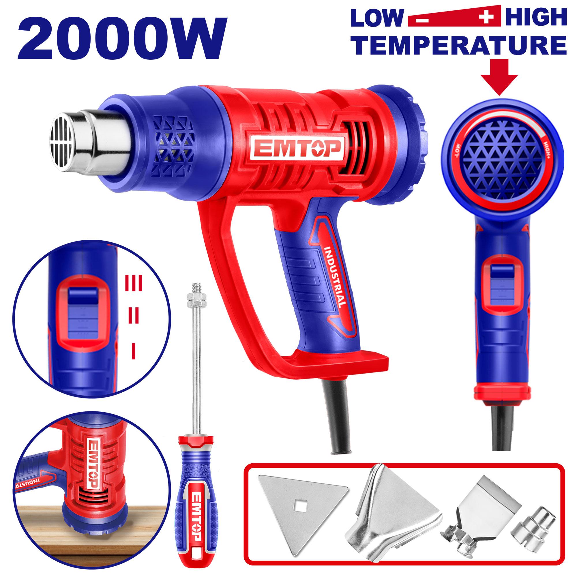 Décapeur thermique Industriel PRO 2000W  EHGN20045 EMTOP