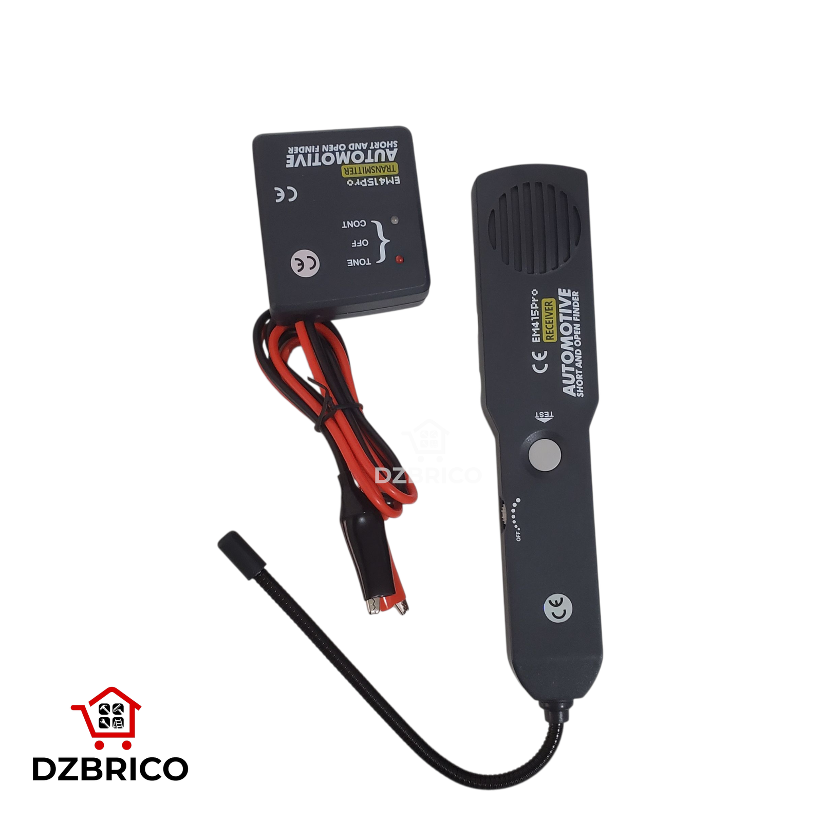 Testeur de circuits automobiles, détecteur de circuits ouverts et courts-circuits 6-42 V CC avec sonde flexible de 18 cm, outil pour interrupteurs et témoins lumineux.