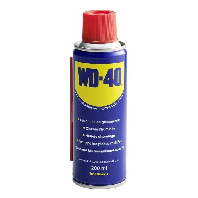 WD 40 Dégrippant Aérosol Multifonction - 200 ml