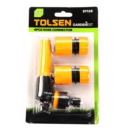 Kit Jeux De Raccord D'eau et Tuyau 4 Pièces TOLSEN