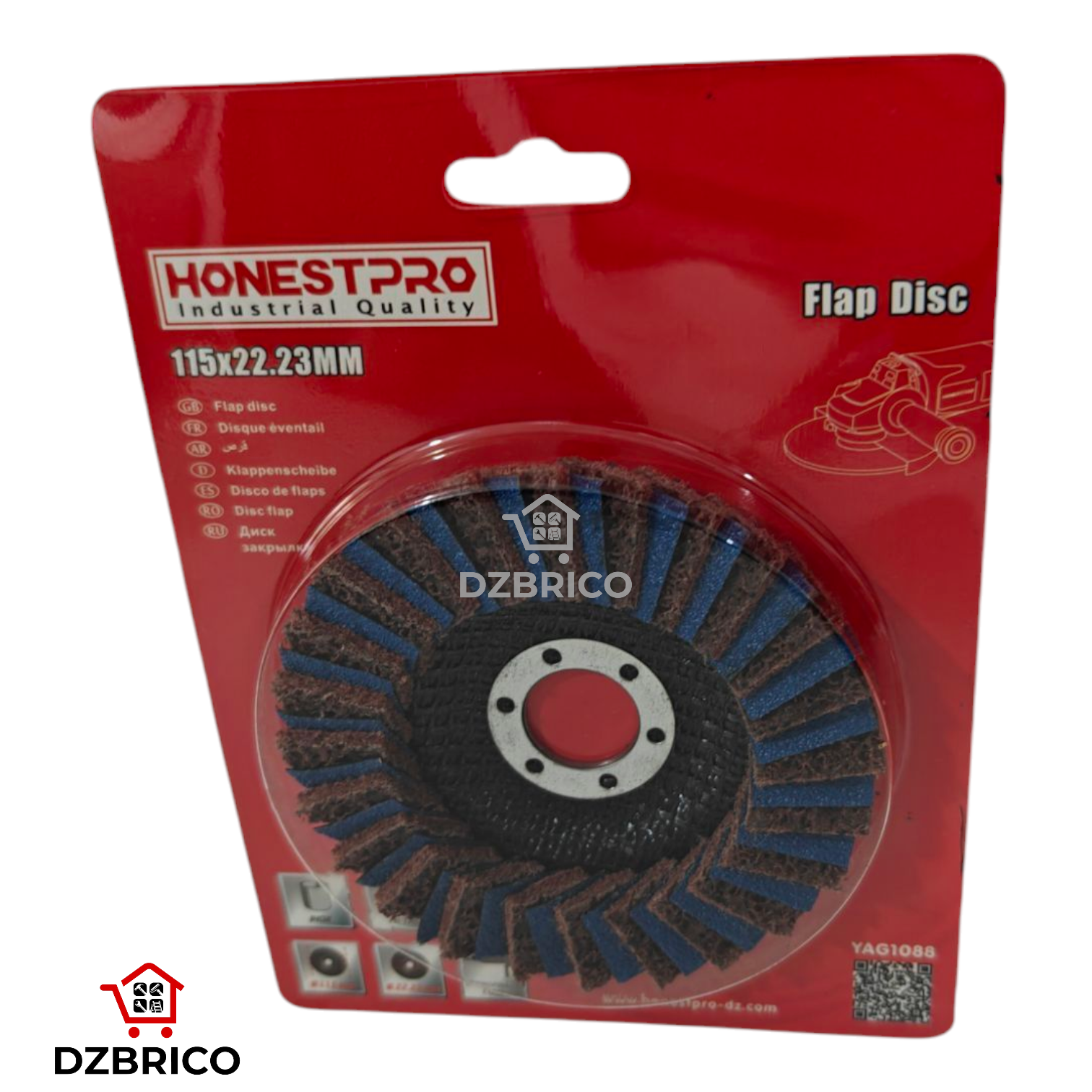 Disque Lamelles Céramique &amp; Zirconium 115mm HONESTPRO