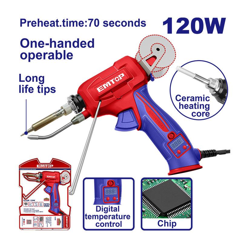 pistolet fer à souder à alimentation automatique  120W  EESL360732 EMTOP