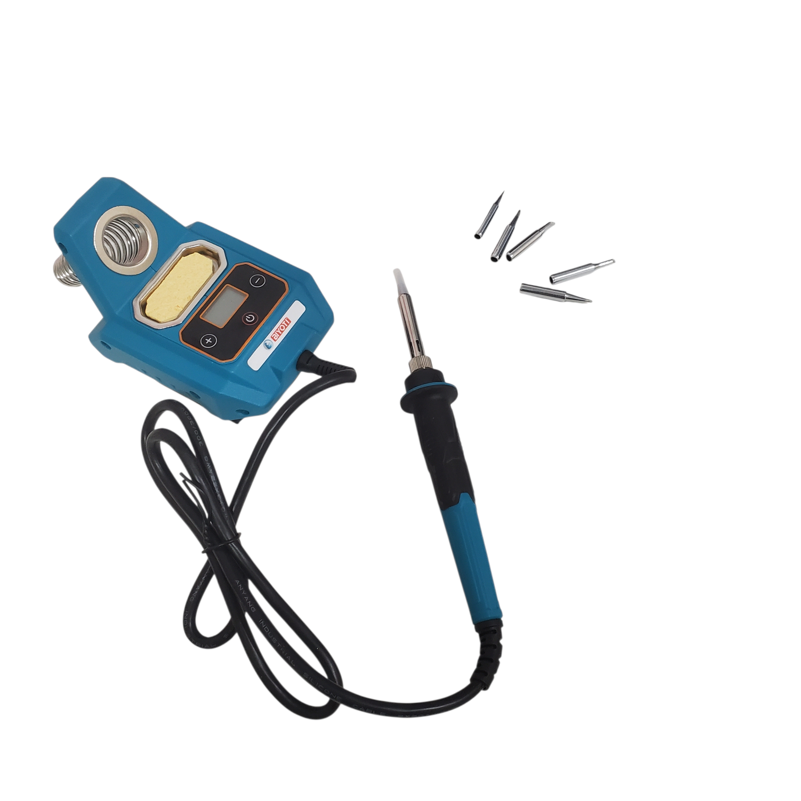 kit de fer à souder sans fil, 5 pointes de fer à souder, 1 batterie 20 V 2,0 Ah BIYOTI