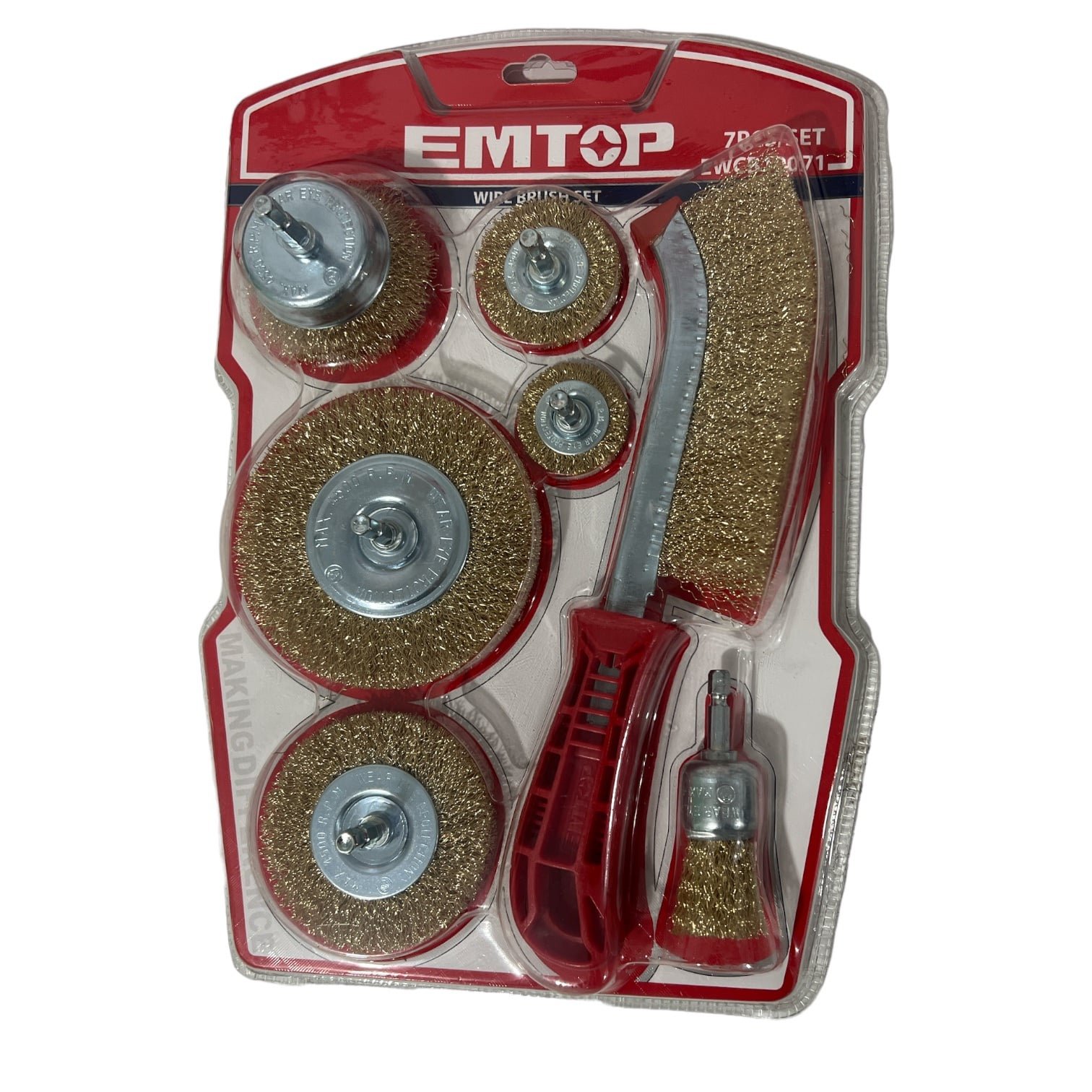 Kit Jeux De Brosse 7 Pieces EMTOP