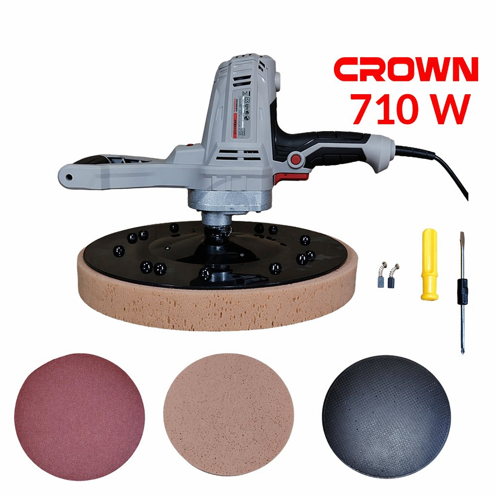 Taloche ponceuse a béton 710W  CT44153V CROWN