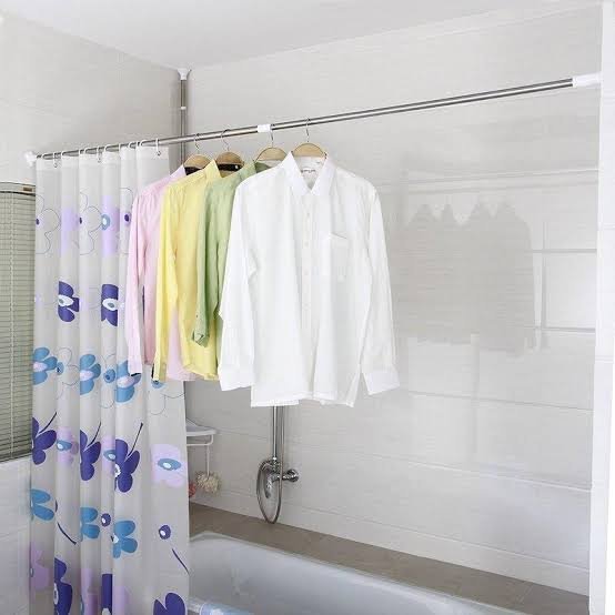 Barre Rideau de douche extensible 110-200cm