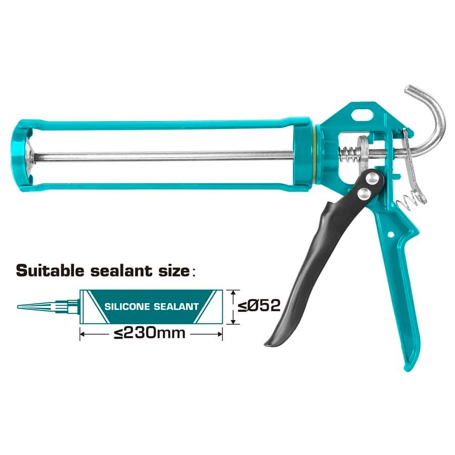 Pistolet Silicone professionel TOTAL