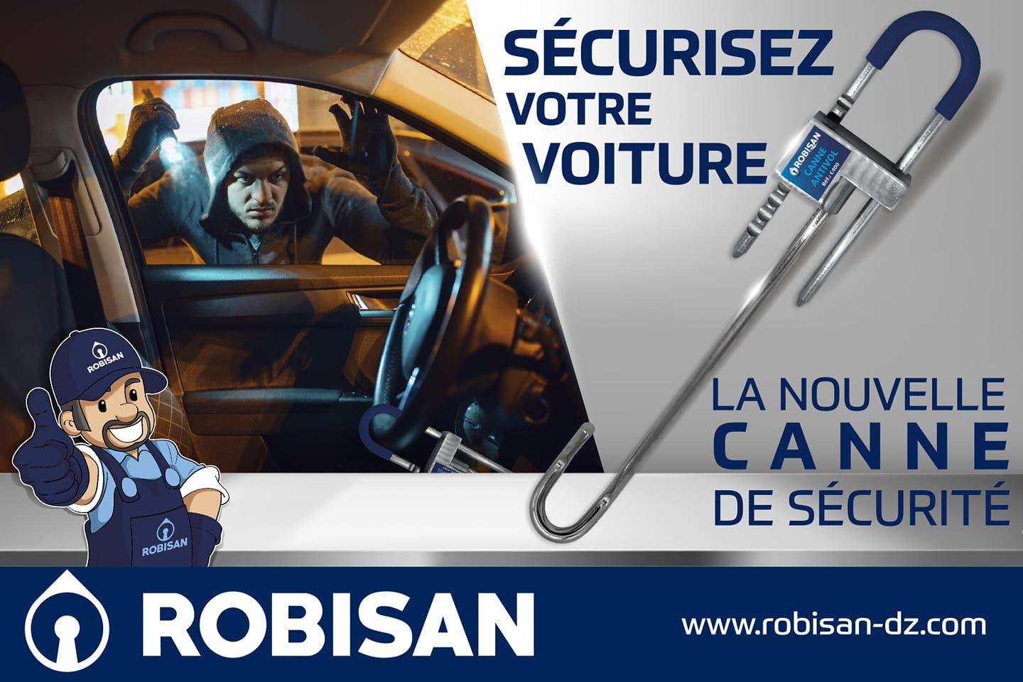 Canne De Sécurité Pour Voiture ROBISAN