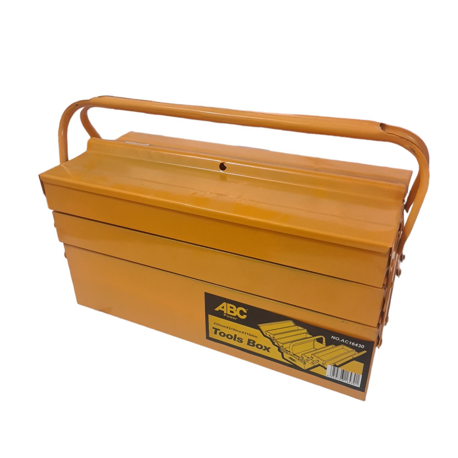 Caisse A Outils Métallique 430x210x210mm ABC
