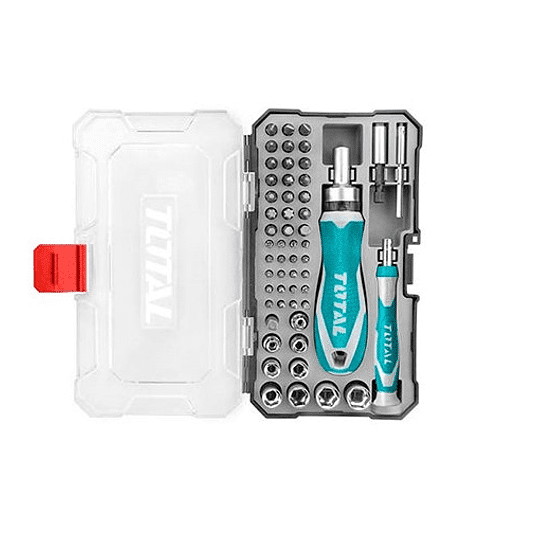 Ensemble de 6 tournevis isolés pour électricité TOTAL Tools