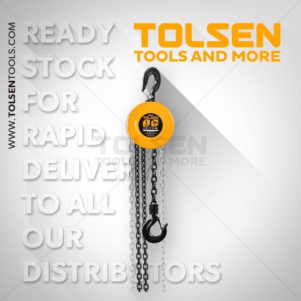 Palan a chaine 2ton 3m TOLSEN