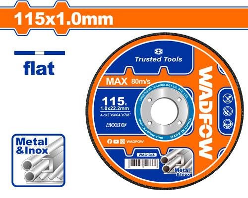 Disque a couper inox 115mm WADFOW
