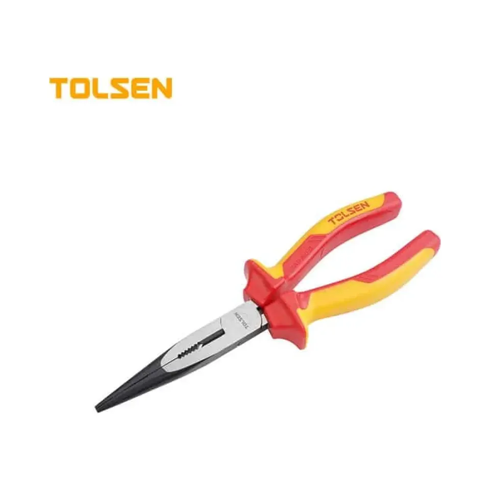 Pince bec long 200mm 8" isolée 1000v TOLSEN