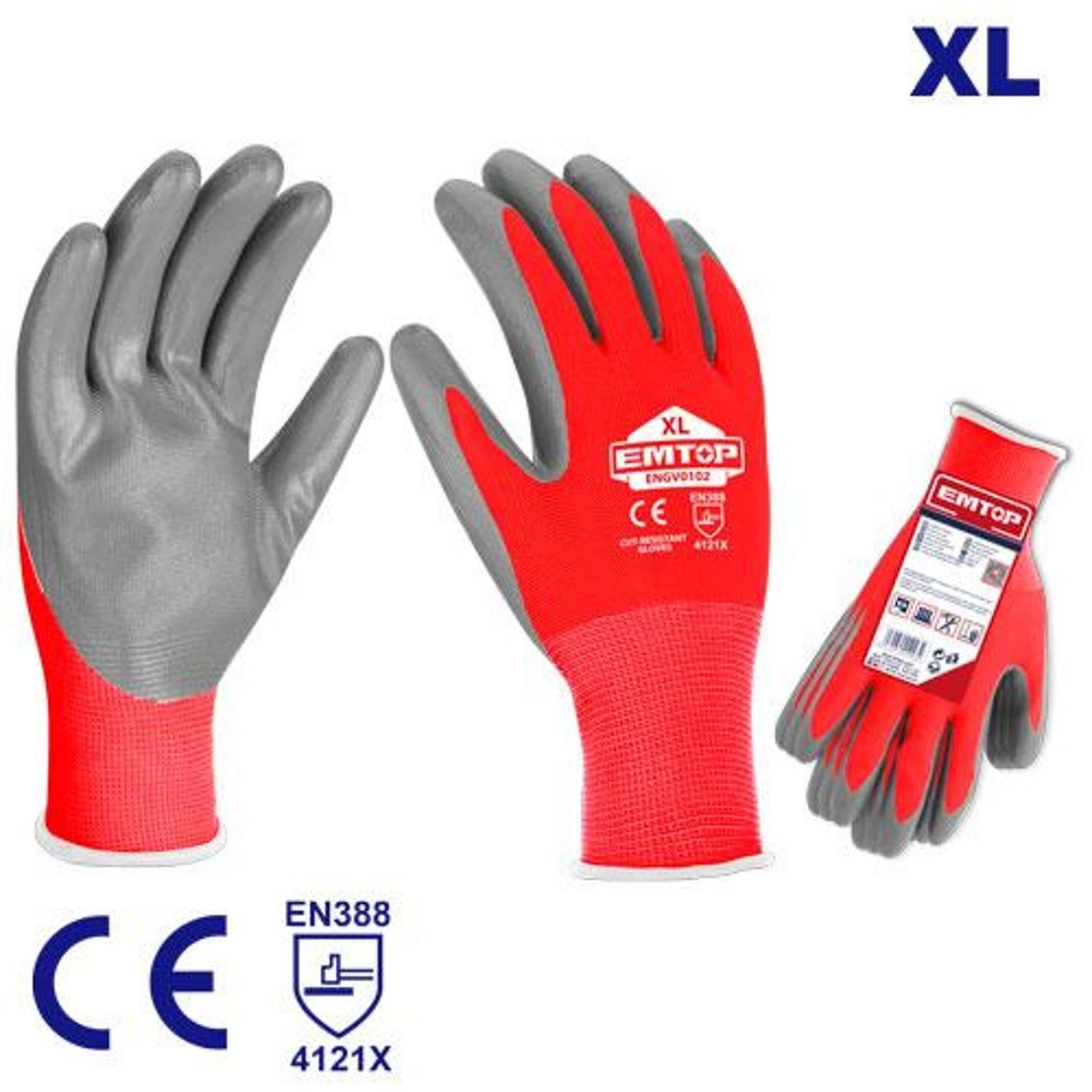 Gants de sécurité en nitrile XL
