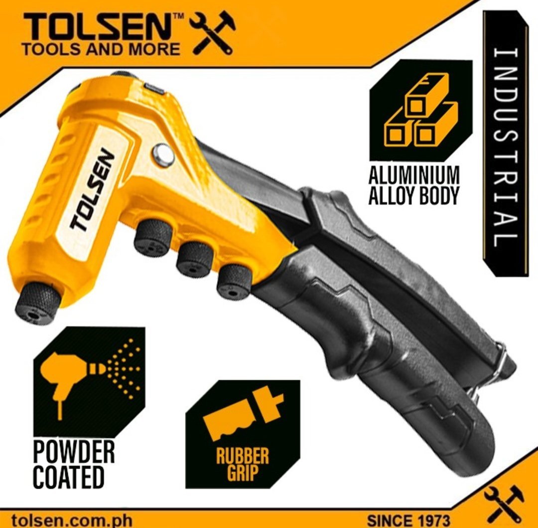 Riveteuse aluminium industriel 8" TOLSEN
