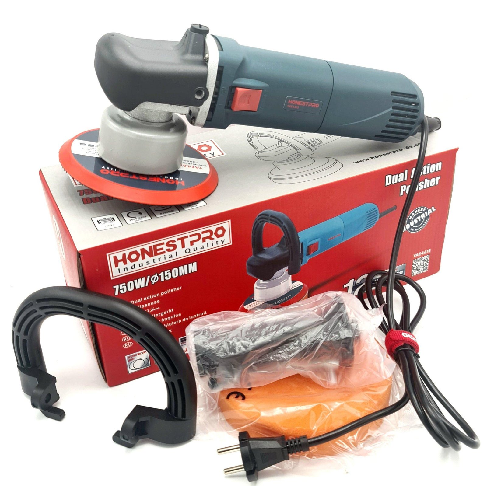 Polisseuse A Double Action 150mm 750W HONESTPRO