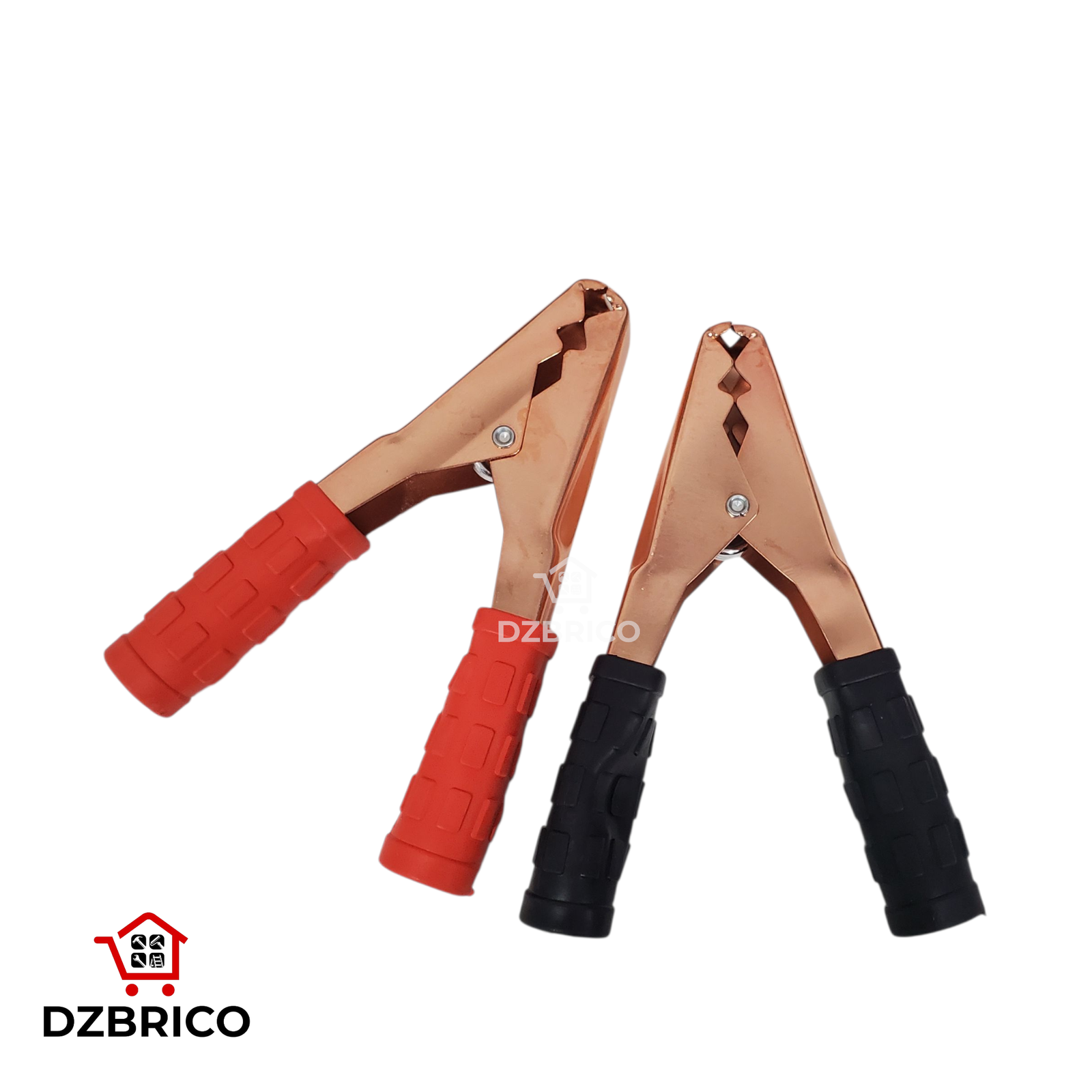 2 Pinces crocodile pour batterie de voiture, pince crocodile 300A, rouge, noir