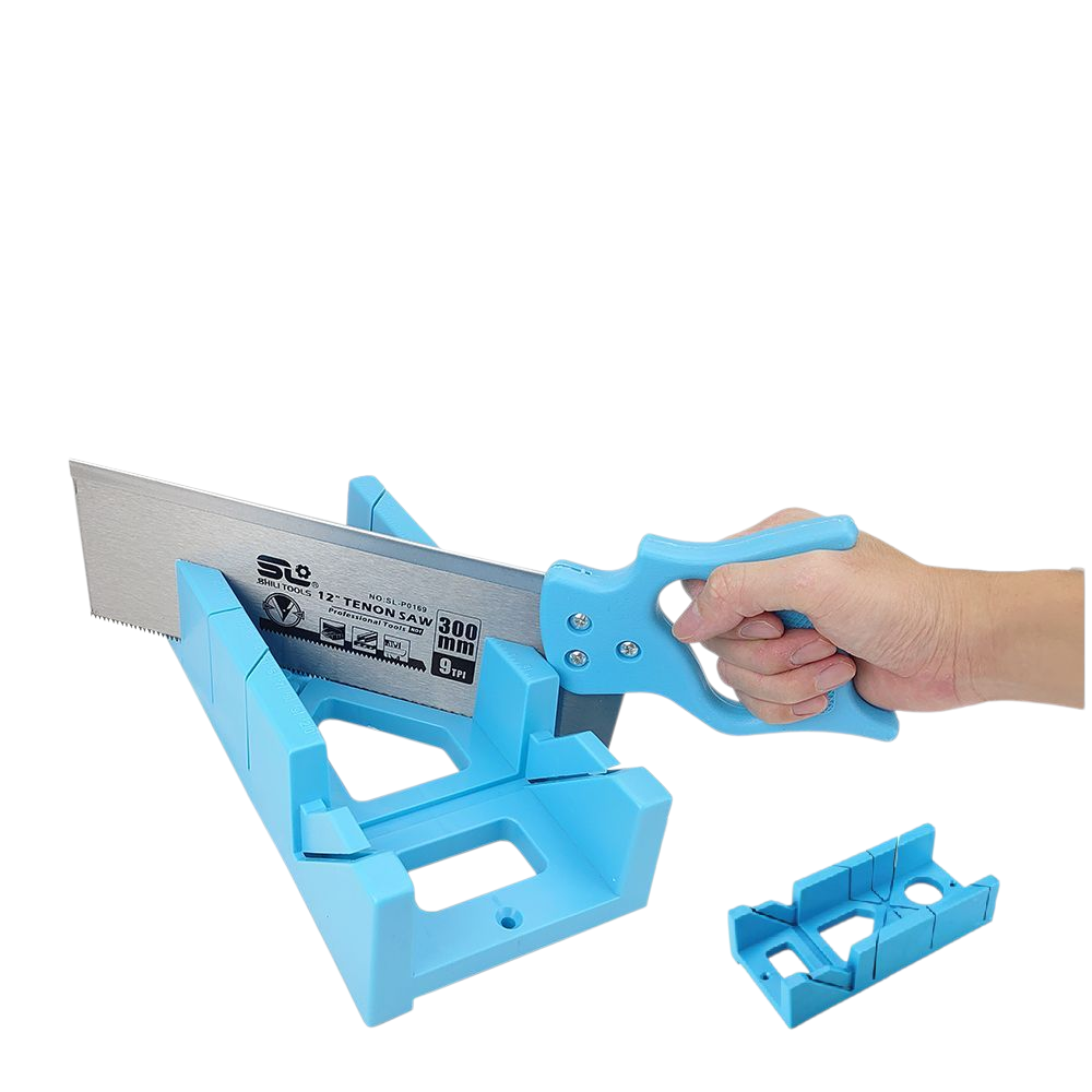Scie à angle onglet manuelle guide de coupe longuer lame 30 cm -SL